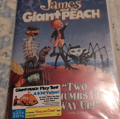 Walt Disney James and the Giant Peach VHS Paul Terry Joanna Lumley 1996 PG - Image 1