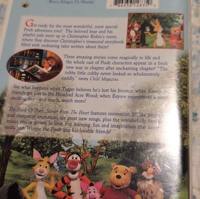 Walt Disney The Book of Pooh Stories VHS NTSC Puppets Animation - Image 3