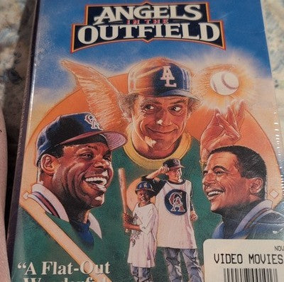 Angels in the Outfield VHS NTSC Children's Family Baseball Movie PG English - Image 1