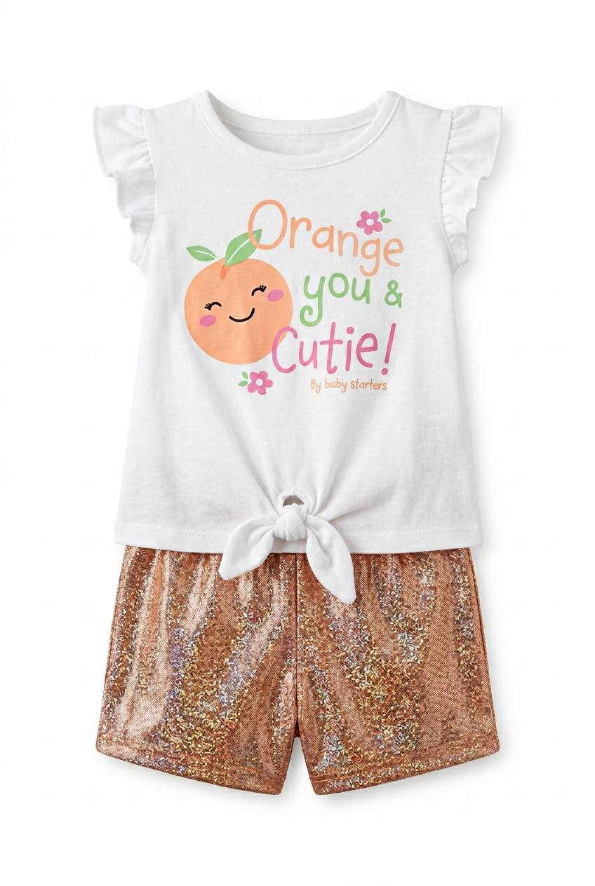 Cute baby out fit with aunglass s - Image 2