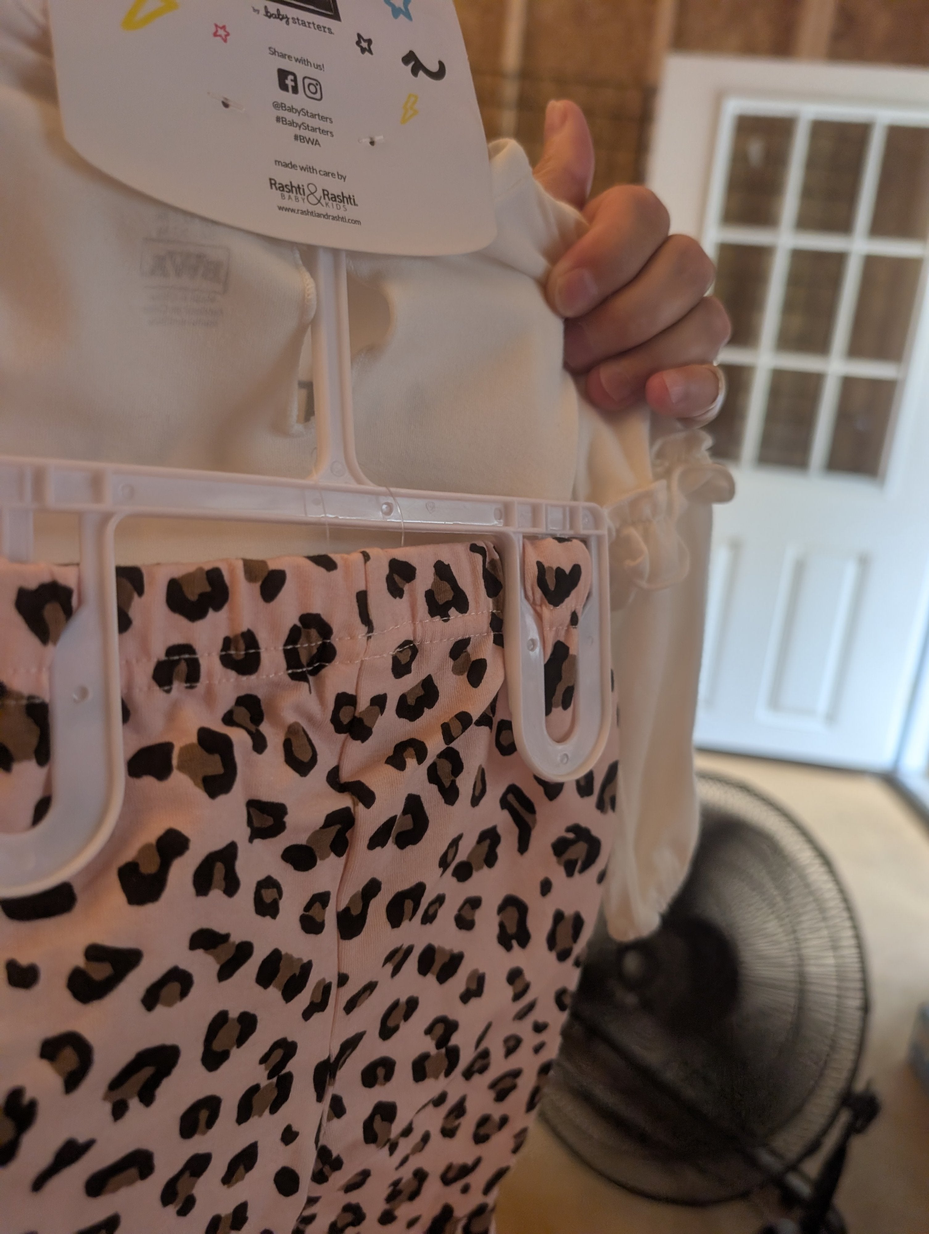Baby Starters 3-Piece Set with Leopard Print Pants - Image 2