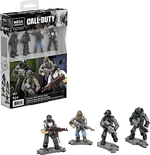 MEGA Call of Duty Tactical Infiltration Team Building Kit with 4 Figures (96 Pieces) - Image 1