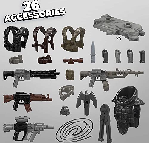 MEGA Call of Duty Tactical Infiltration Team Building Kit with 4 Figures (96 Pieces) - Image 3