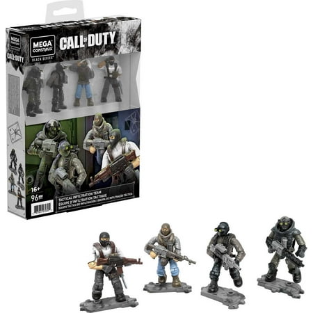 MEGA Call of Duty Tactical Infiltration Team Building Kit with 4 Figures (96 Pieces) - Image 7