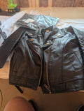 Children's Faux Leather Biker Jacket Size 90 - Image 1