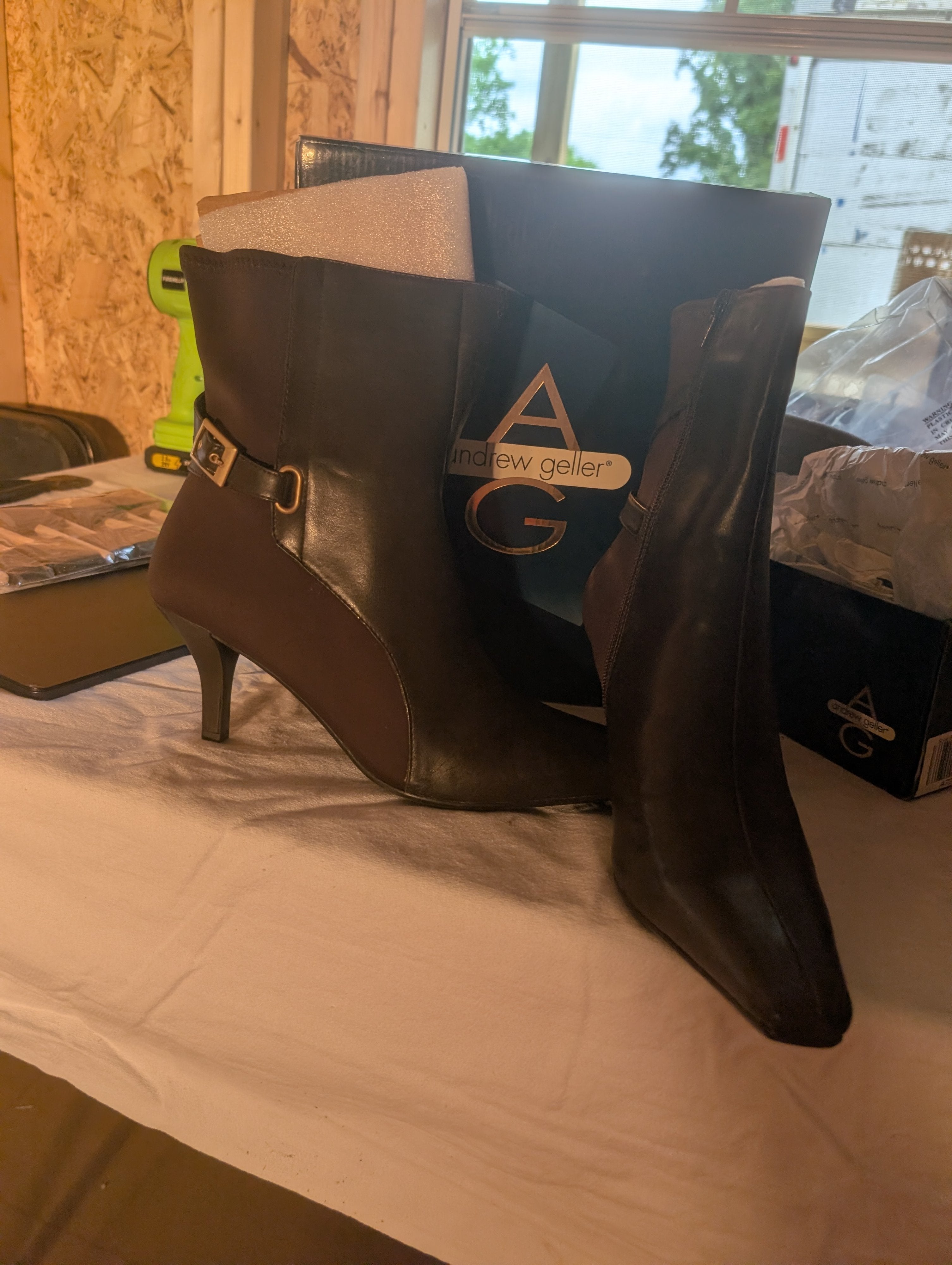 Andrew Geller Women's Ankle Boots with Kitten Heel - Image 2