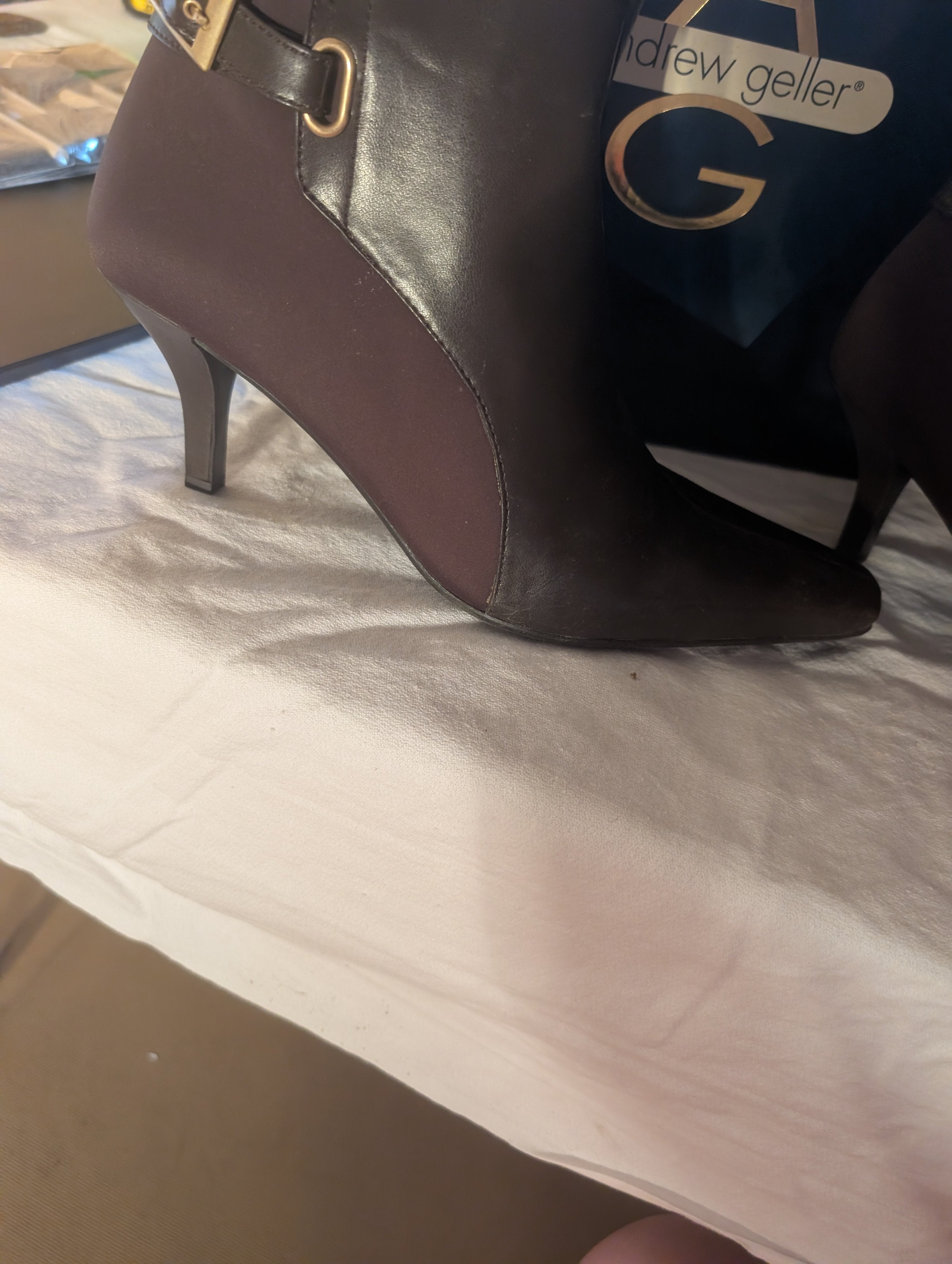 Andrew Geller Women's Ankle Boots with Kitten Heel - Image 4