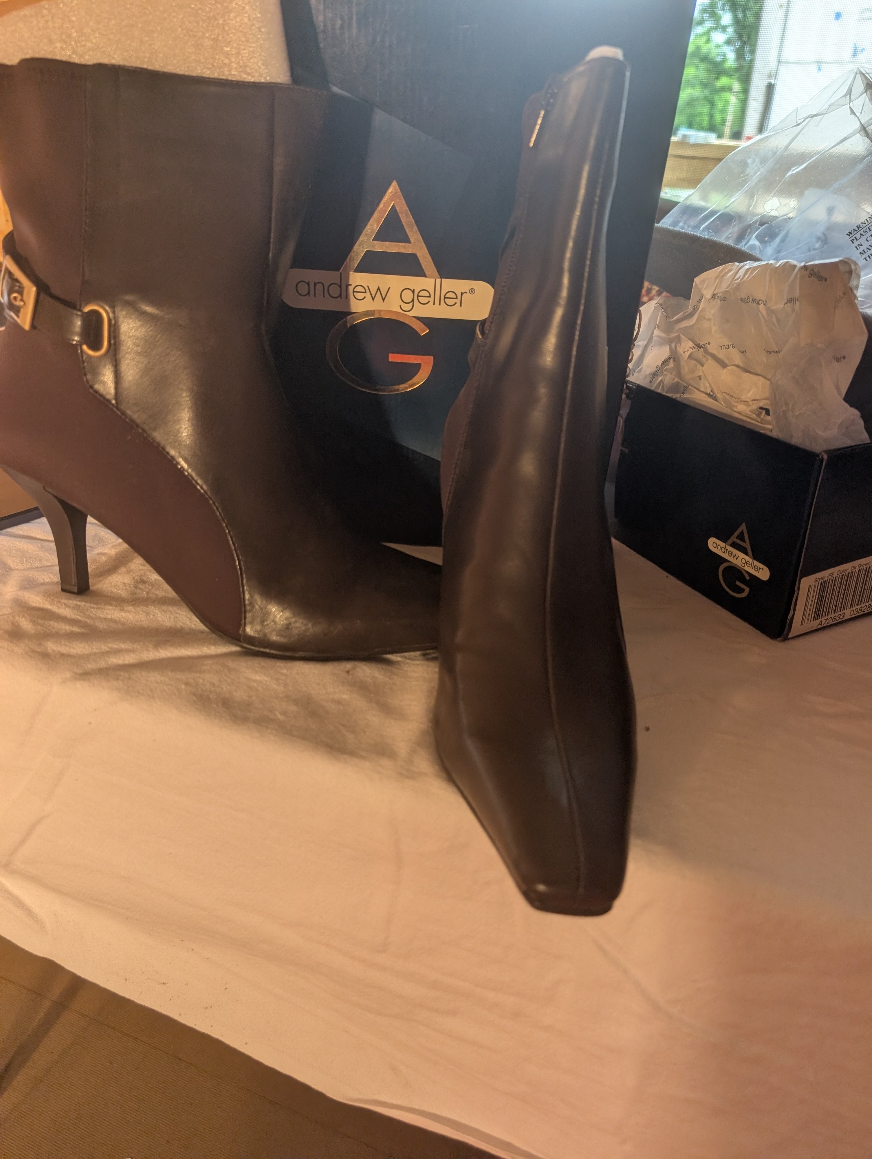 Andrew Geller Women's Ankle Boots with Kitten Heel - Image 3