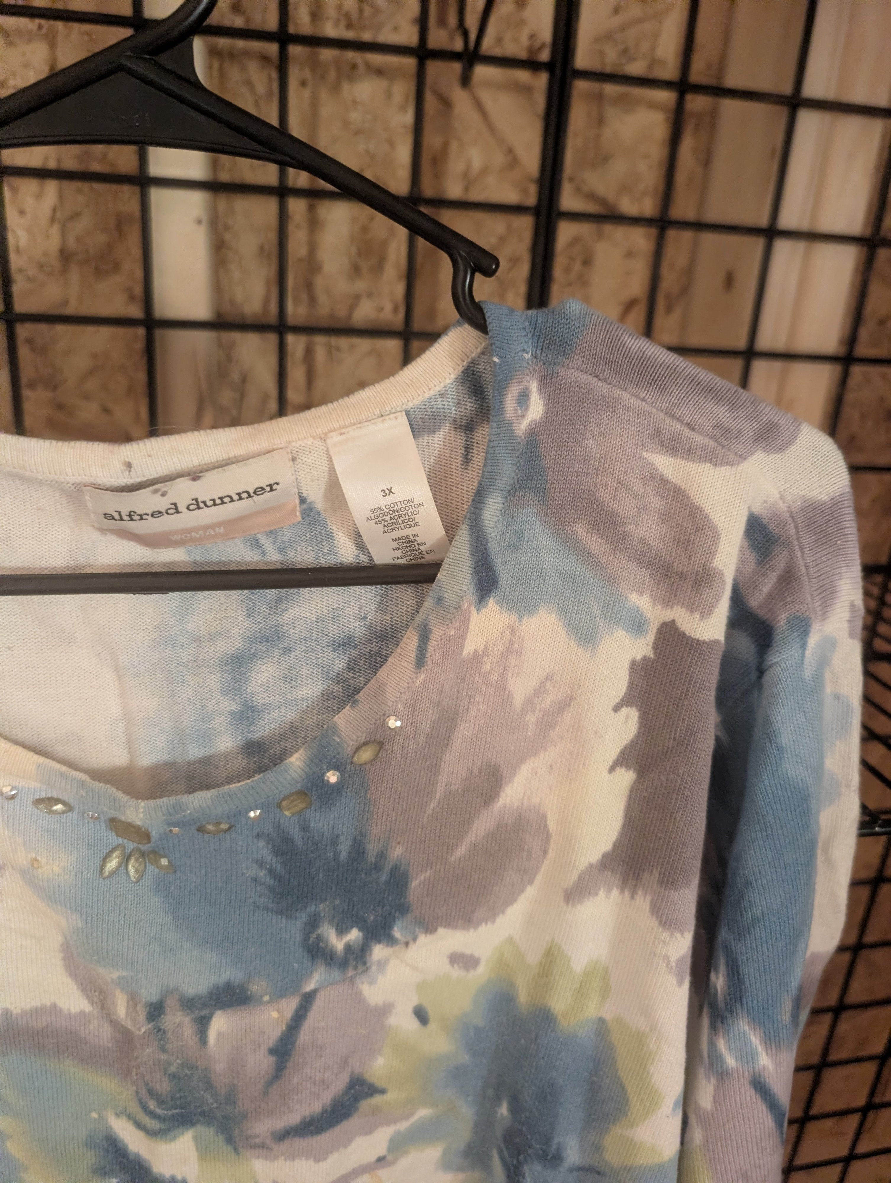 Alfred Dunner Floral Print Top 3X - Image 4