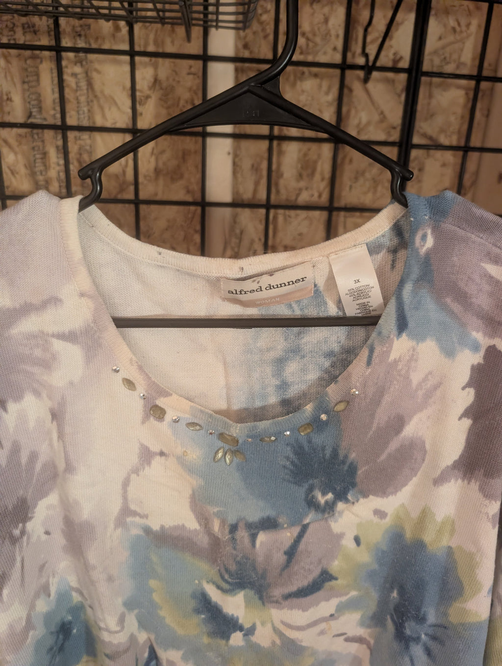 Alfred Dunner Floral Print Top 3X - Image 3