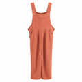 Women's Corduroy Overalls with Pockets - Image 1