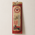 Texaco Nostalgic Tin Metal Thermometer Vintage Style - Image 1