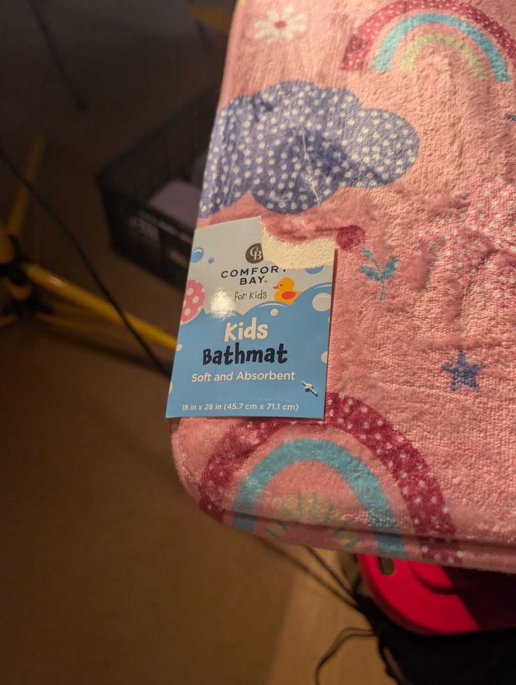Comfort Bay Kids Bathmat 18x28 Soft Absorbent - Image 2