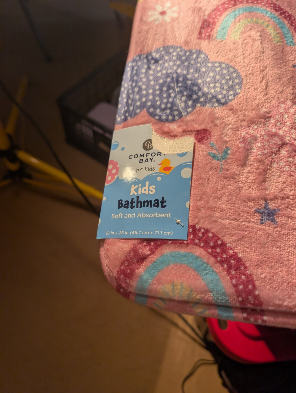 Comfort Bay Kids Bathmat 18x28 Soft Absorbent - Image 3