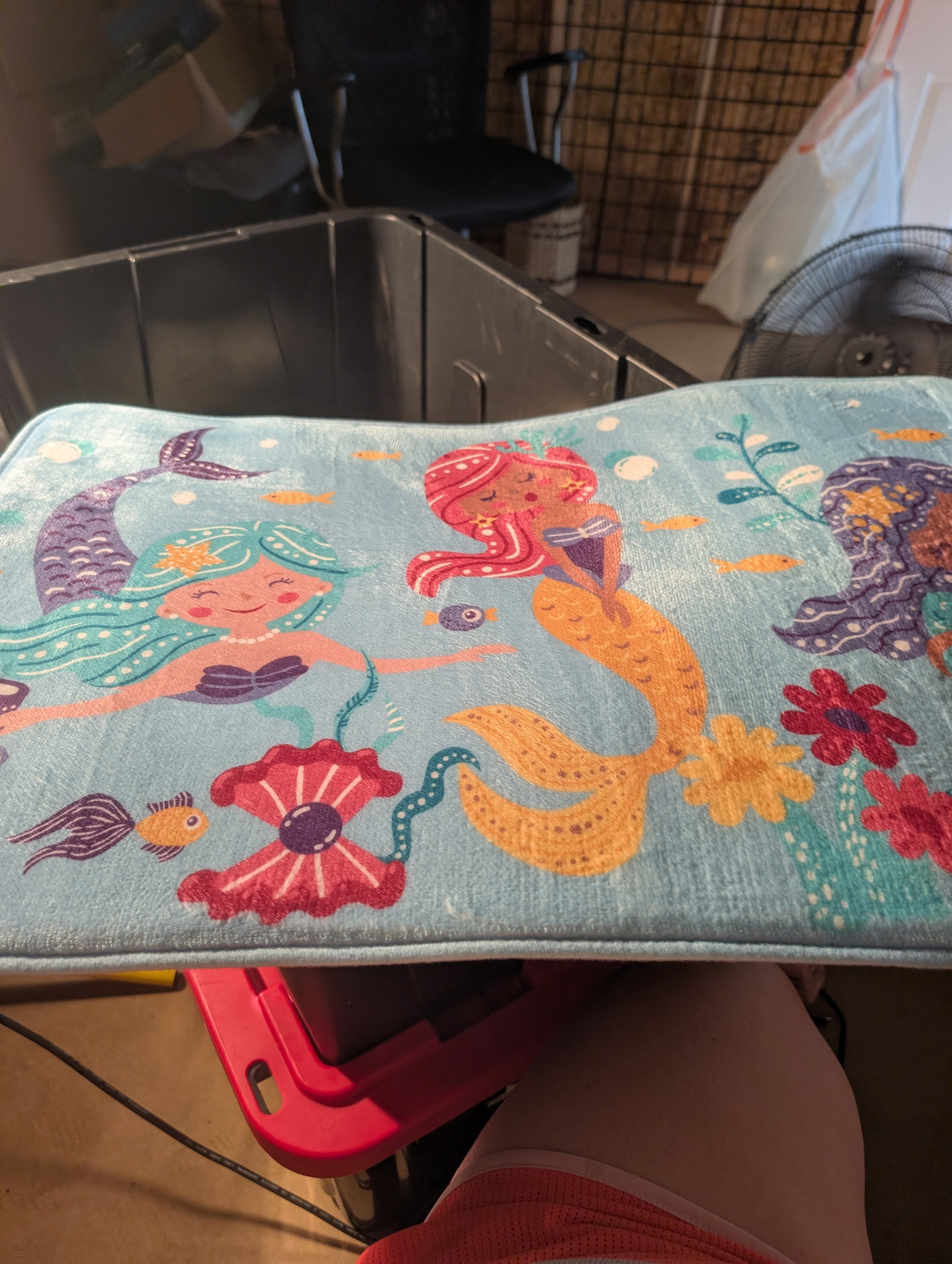 Comfort Bay Kids Bathmat Mermaid Design 18x28 - Image 1
