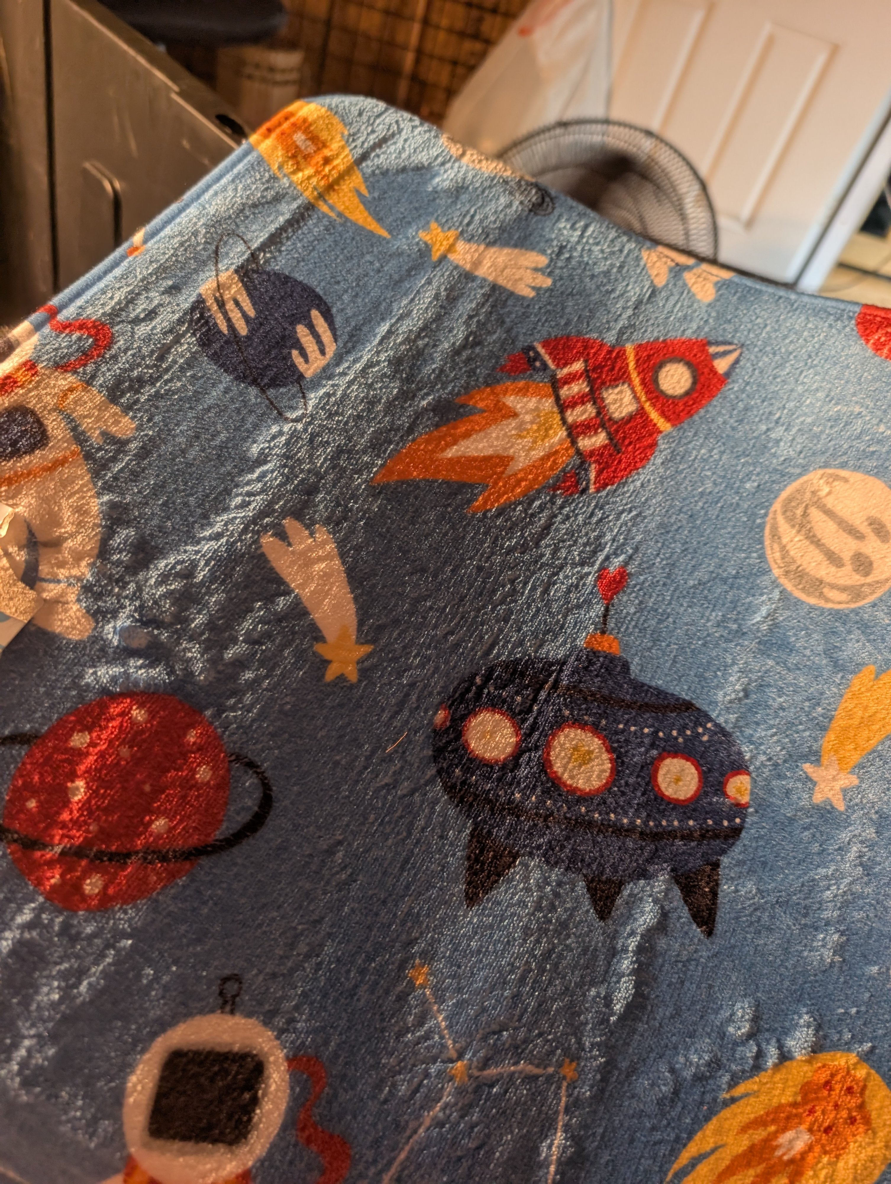 Comfort Bay Kids Bathmat Space Theme 18x28 - Image 3