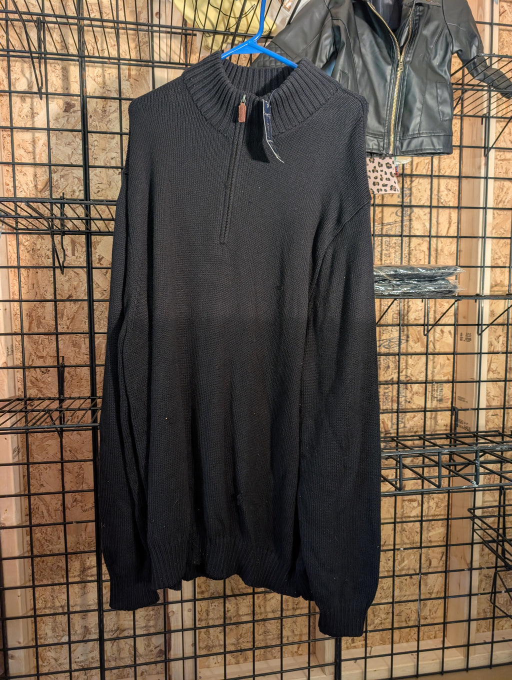 Polo Ralph Lauren Half-Zip Sweater Black Size M - Image 2