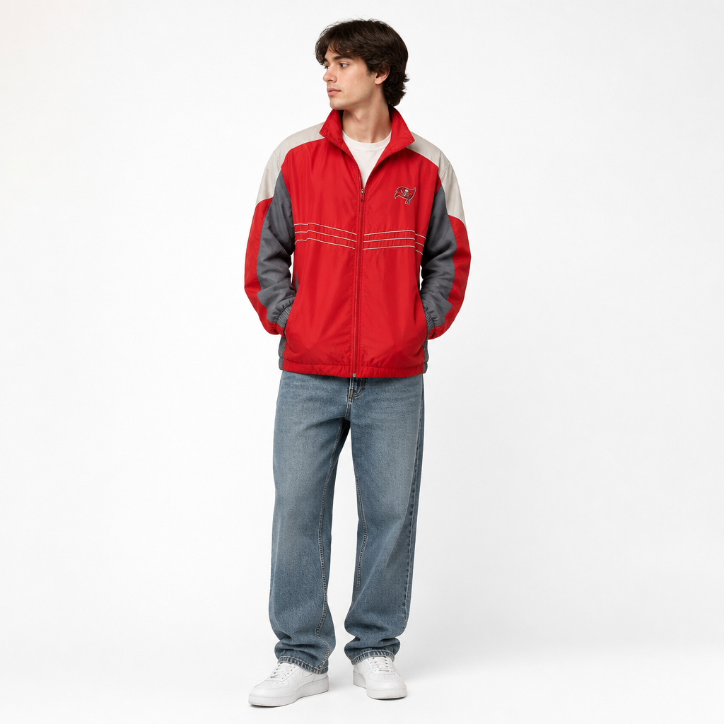 NFL Tampa Bay Buccaneers Windbreaker Jacket XL - Image 1