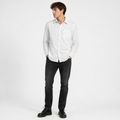 Burnside Men's White Patterned Button-Up Shirt XL - Image 1