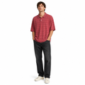 Nike Golf Polo Shirt XXL Red Striped - Image 1