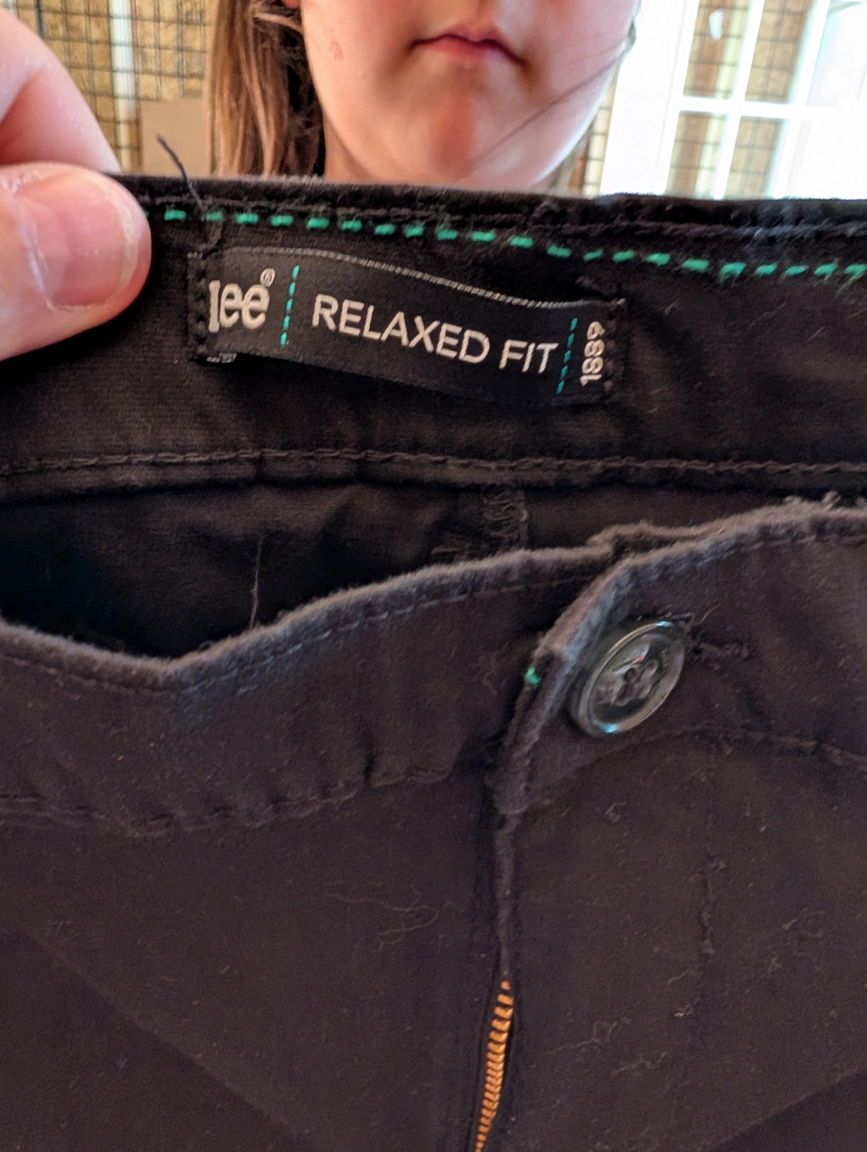 Lee Relaxed Fit Black Pants - Image 4
