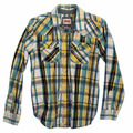 Levi's Boys Plaid Button-Up Shirt Size L - Image 1