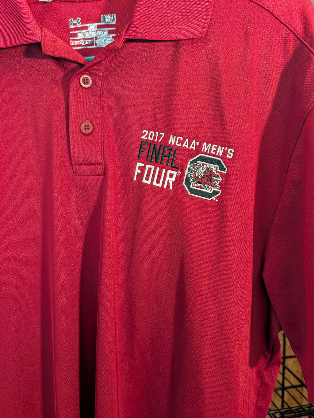 Under Armour NCAA Men's Final Four Polo Shirt Large - Image 2