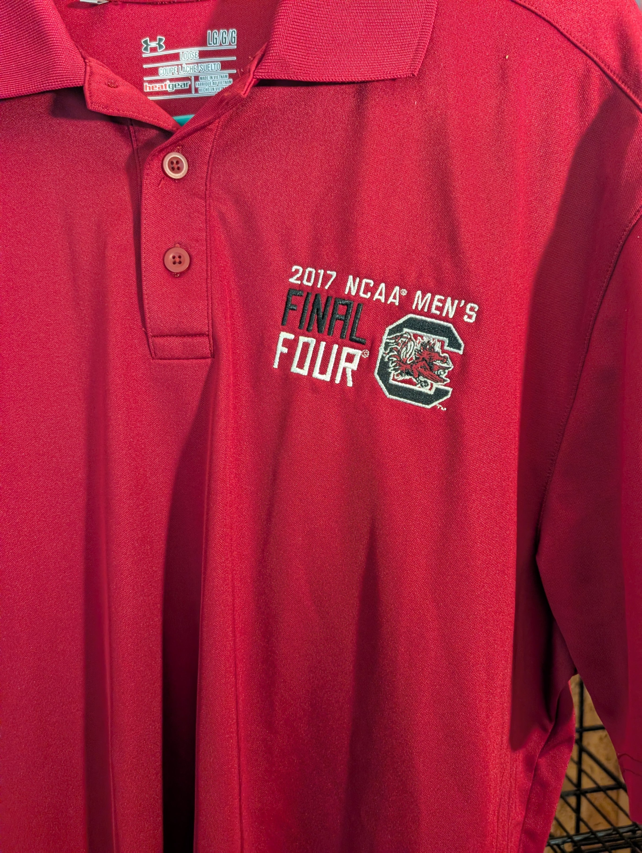 Under Armour NCAA Men's Final Four Polo Shirt Large - Image 2