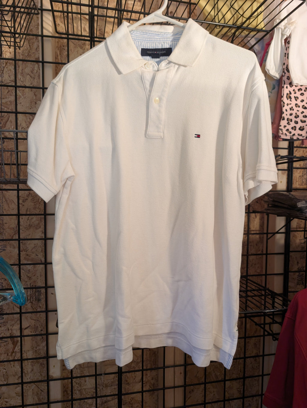 Tommy Hilfiger Men's Polo Shirt White Size M - Image 1