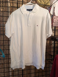 Tommy Hilfiger Men's Polo Shirt White Size M - Image 1