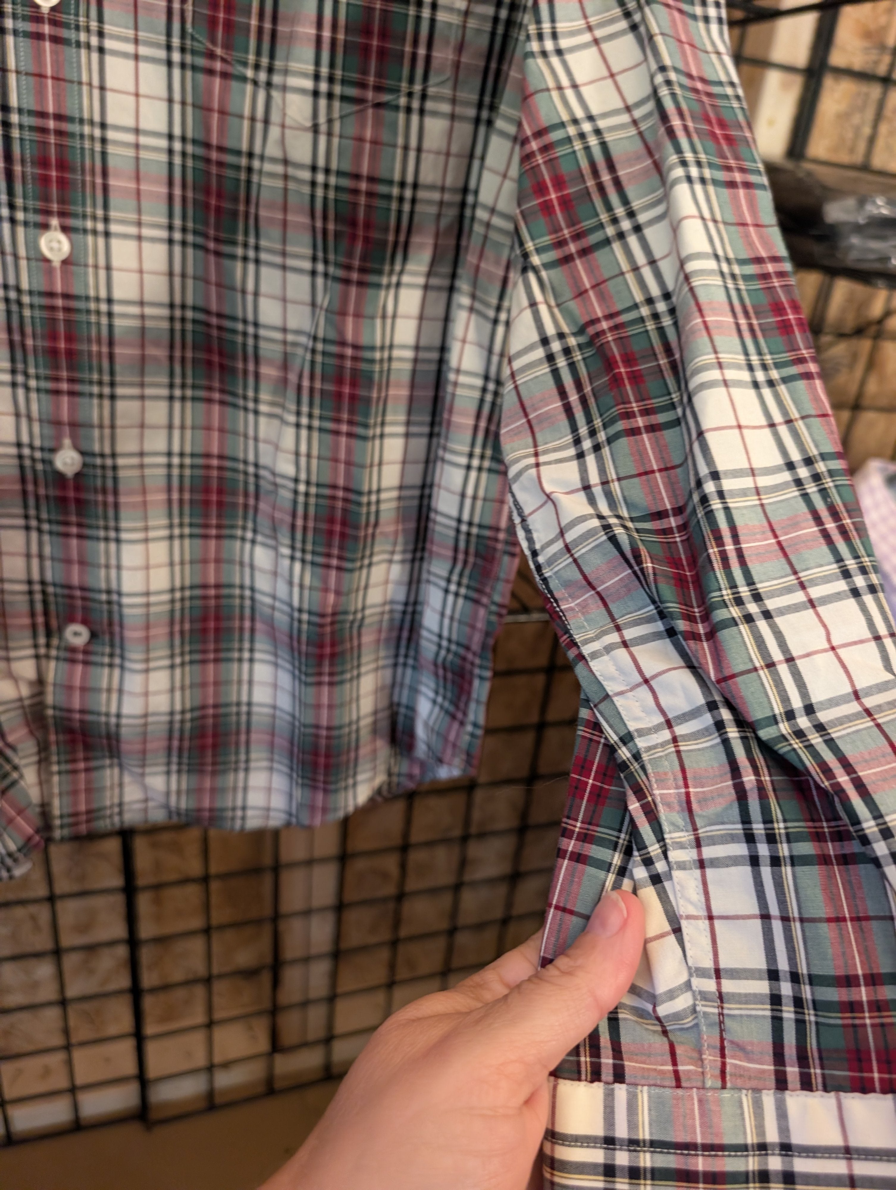 Nautica Men's Plaid Button-Down Shirt Size M - Image 3