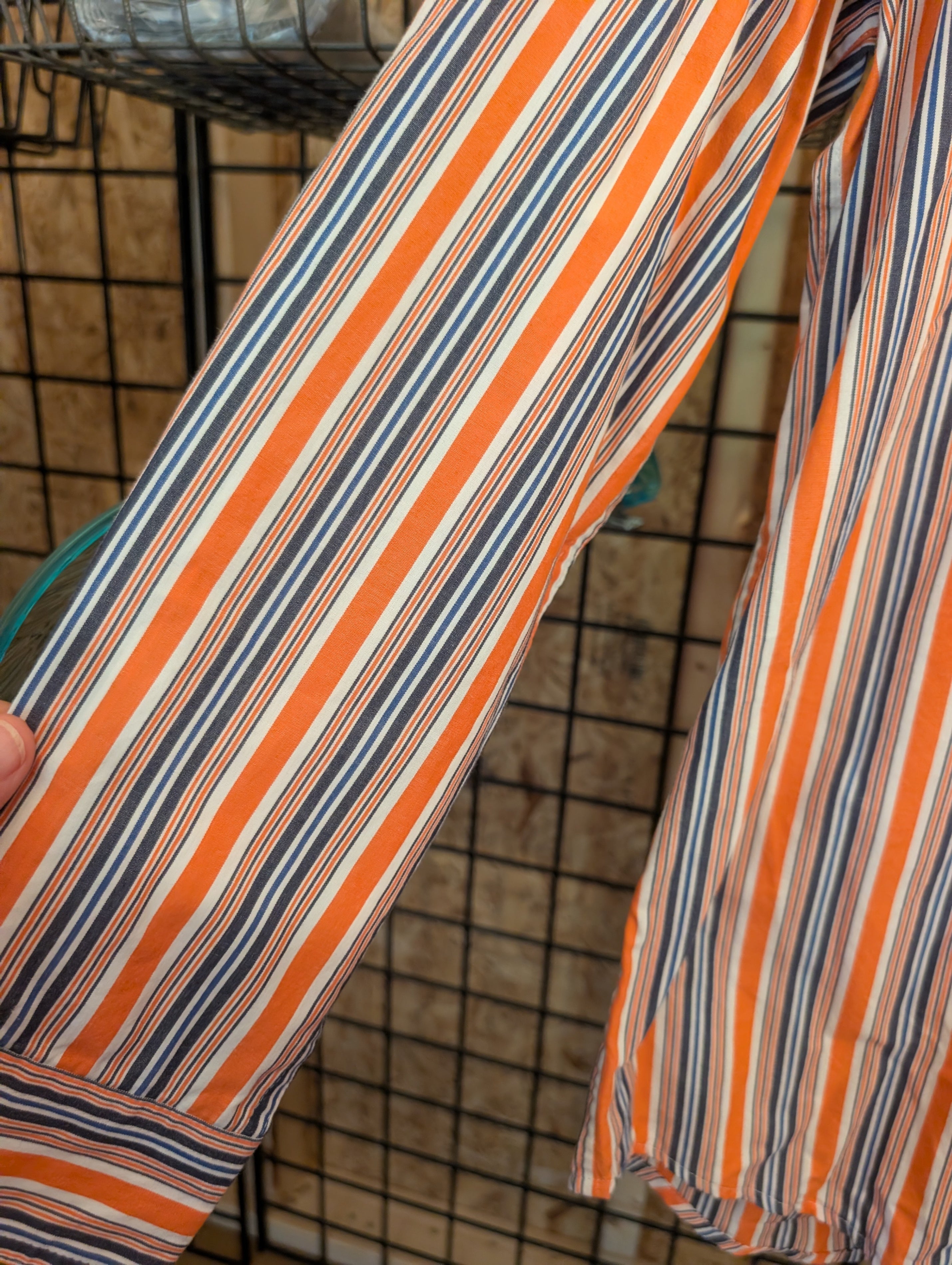 Michael Austin Striped Button-Up Shirt Size M - Image 2