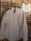 Nautica Men's Plaid Button-Up Shirt Size M - Image 1