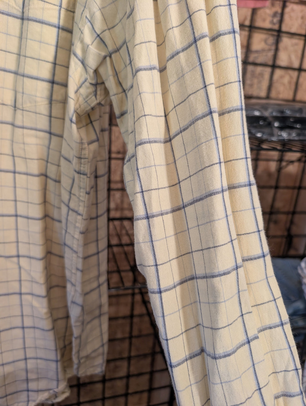 Nautica Men's Medium Plaid Button-Up Shirt - Image 3