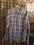 Nautica Men's Plaid Button-Down Shirt XXL - Image 1