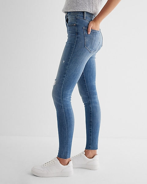 Women's Slim Fit Jeans - Medium Wash - Image 6