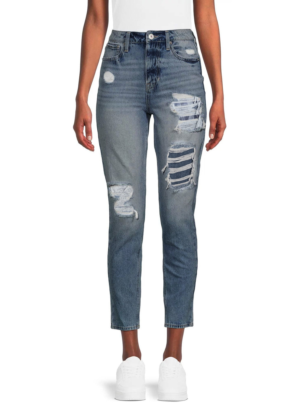 No Boundaries Juniors  Super High Rise Mom Jeans - Image 7