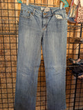 St. John's Bay Bootcut Jeans Size 8 Embroidered Pockets - Image 1