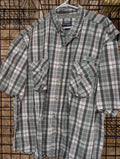 Canyon Creek Men's Plaid Short Sleeve Shirt 2XL - Image 1
