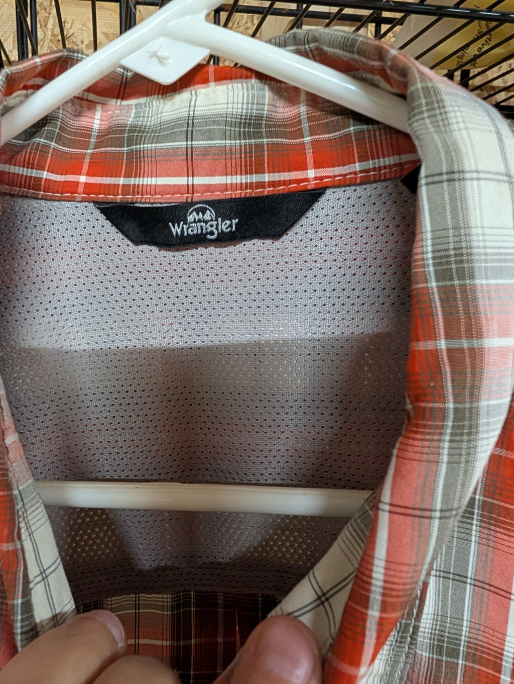 Wrangler Plaid Short Sleeve Shirt 2XL - Image 2