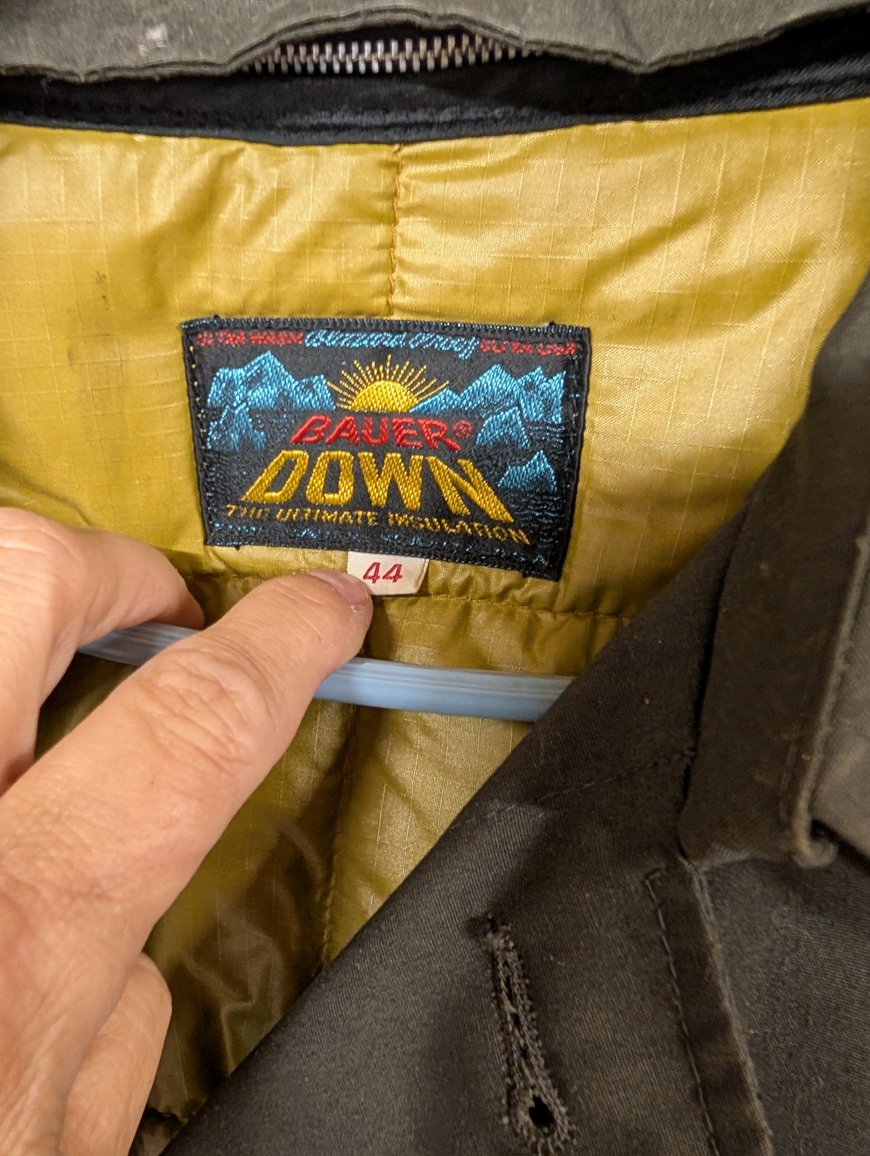 Bauer Down Men's Insulated Coat Size 44 - Image 3