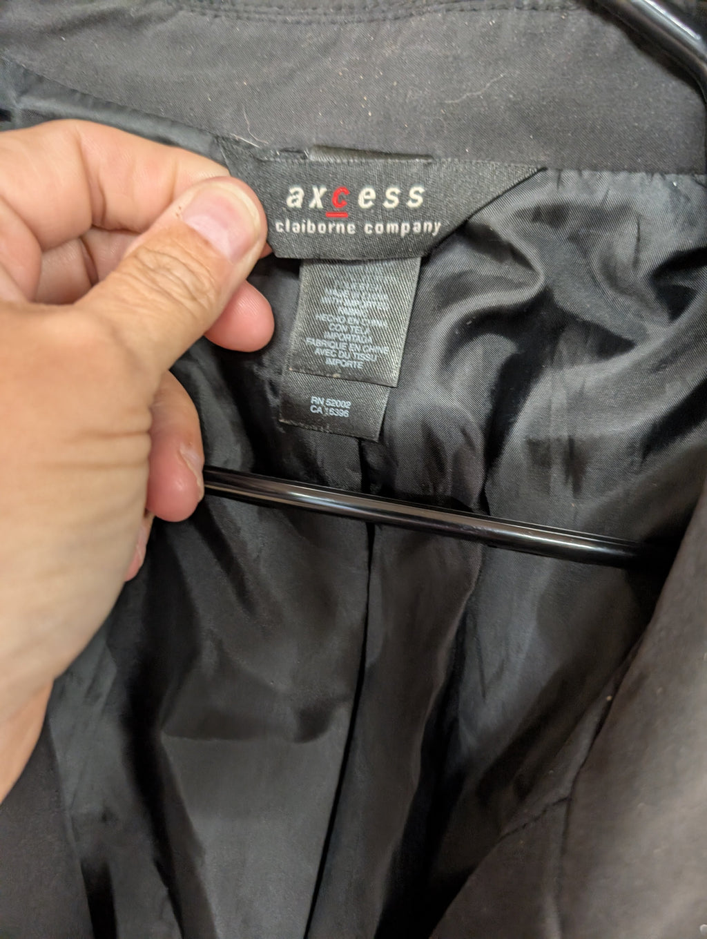 H&M Men's Black Overcoat Size L - Image 5
