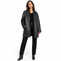 Maxam Genuine Leather Coat XXL Italian Mosaic Design - Image 1