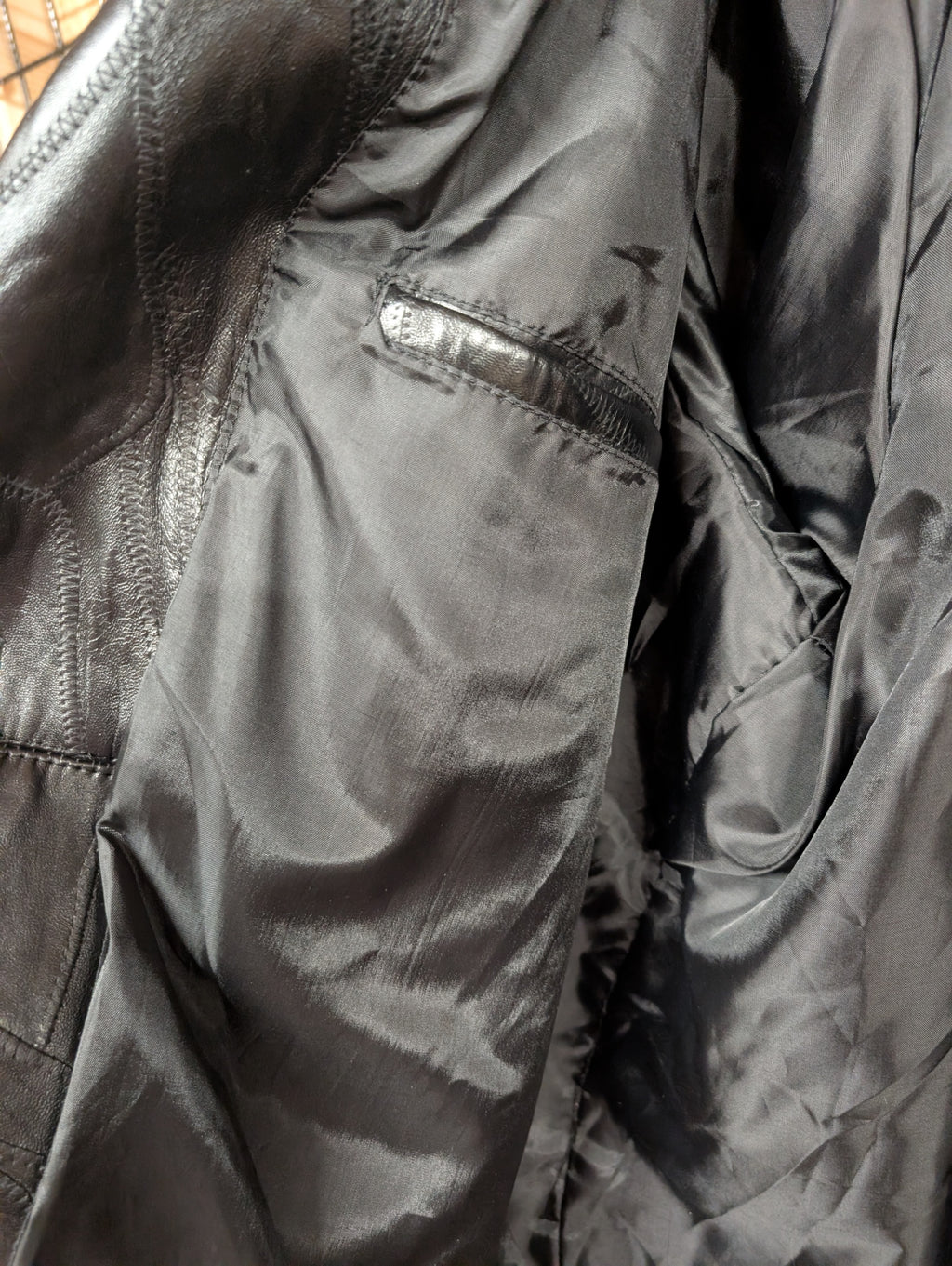 Maxam Genuine Leather Coat XXL Italian Mosaic Design - Image 5
