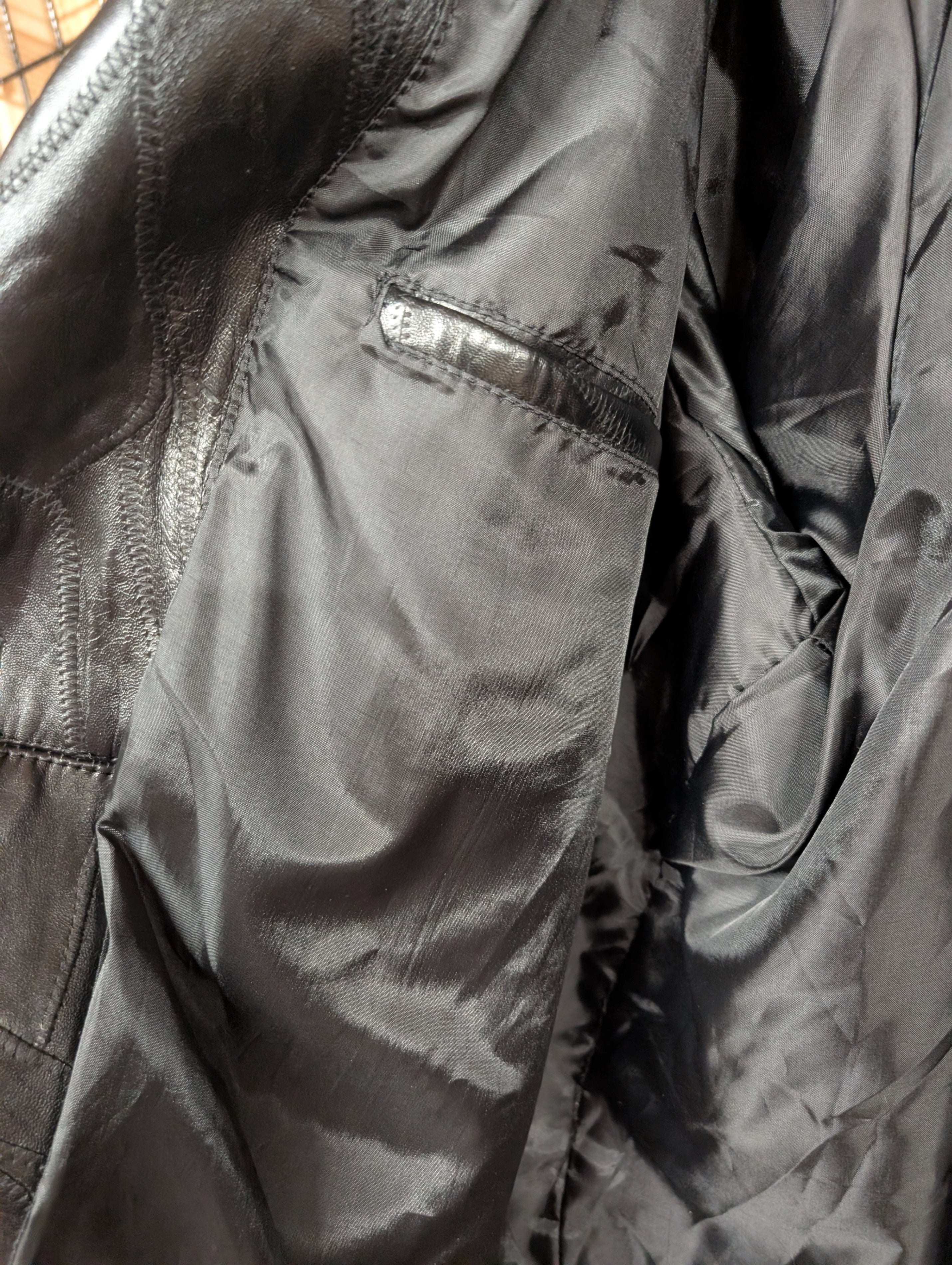 Maxam Genuine Leather Coat XXL Italian Mosaic Design - Image 5