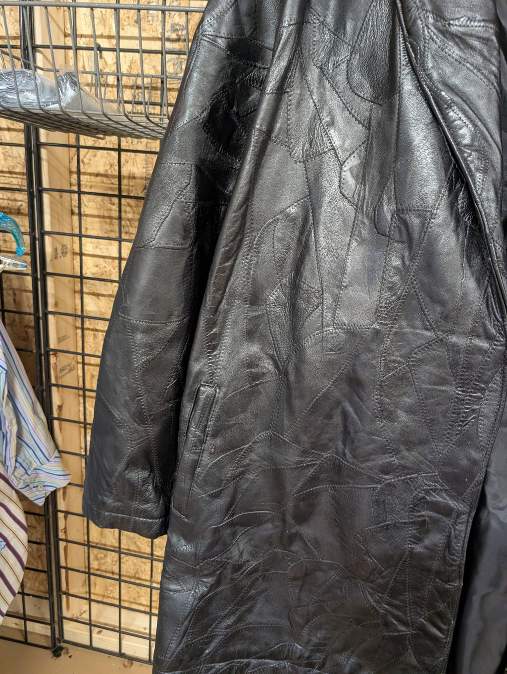 Maxam Genuine Leather Coat XXL Italian Mosaic Design - Image 3