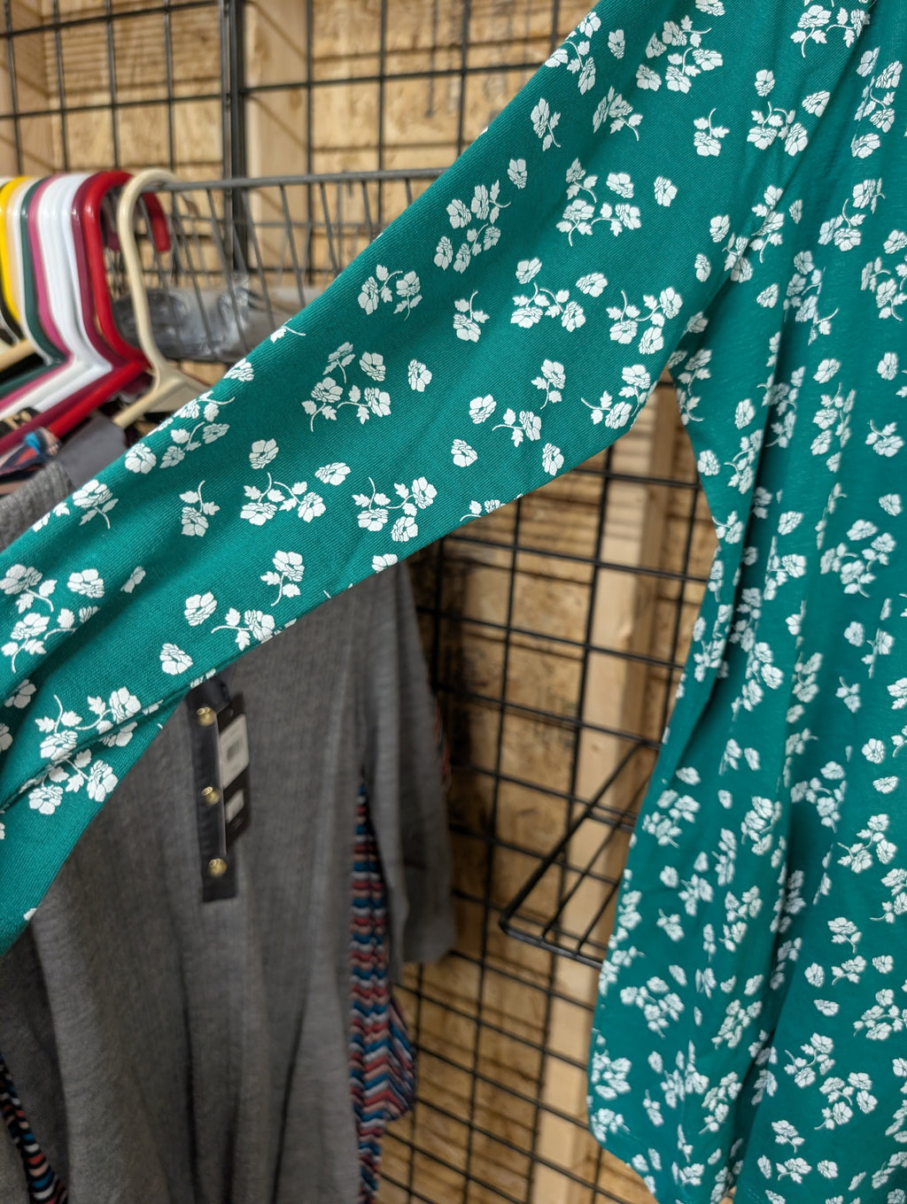 Kim Rogers Perfectly Soft Floral Tunic Top XL - Image 3