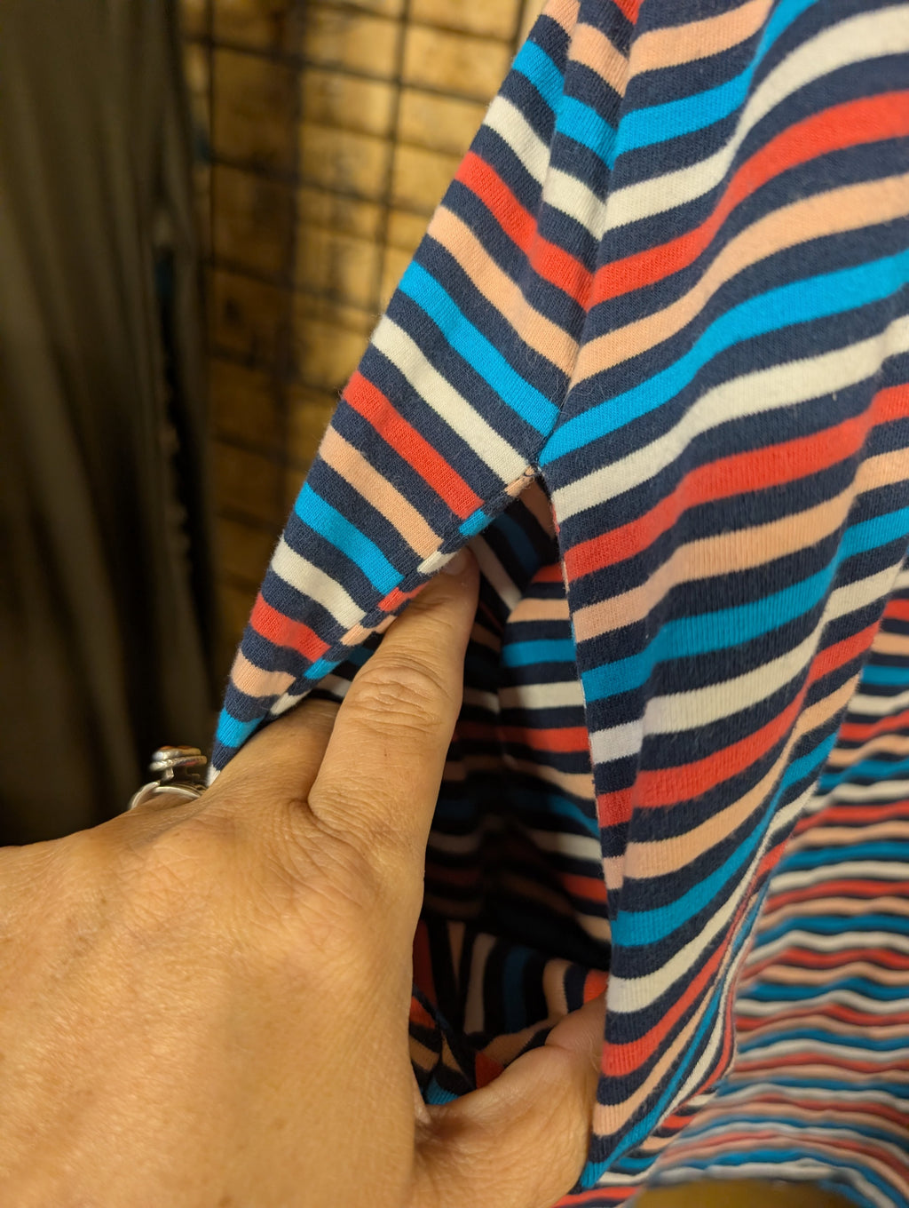 Terra & Sky Striped T-Shirt Dress OX - Image 3