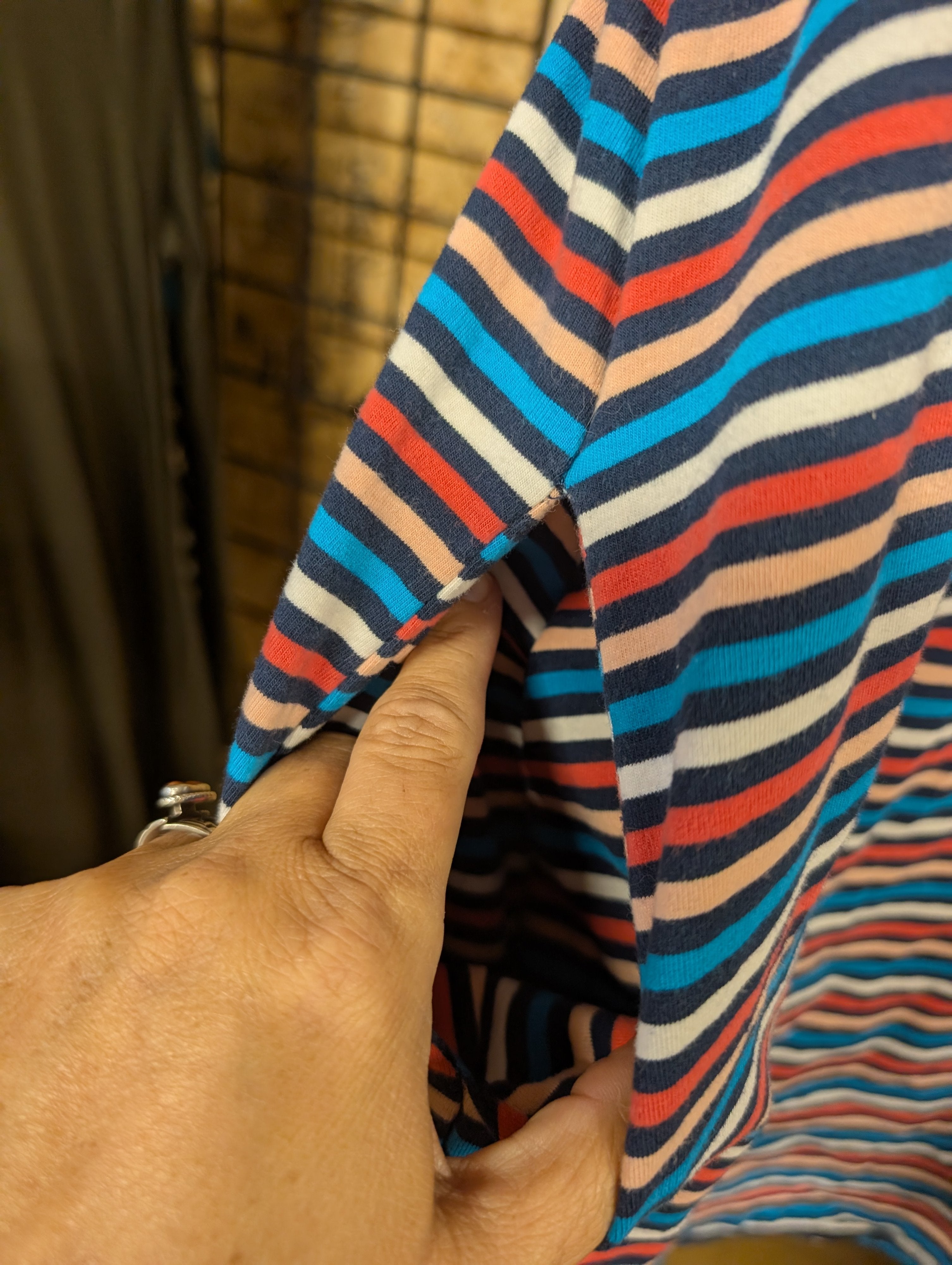 Terra & Sky Striped T-Shirt Dress OX - Image 3