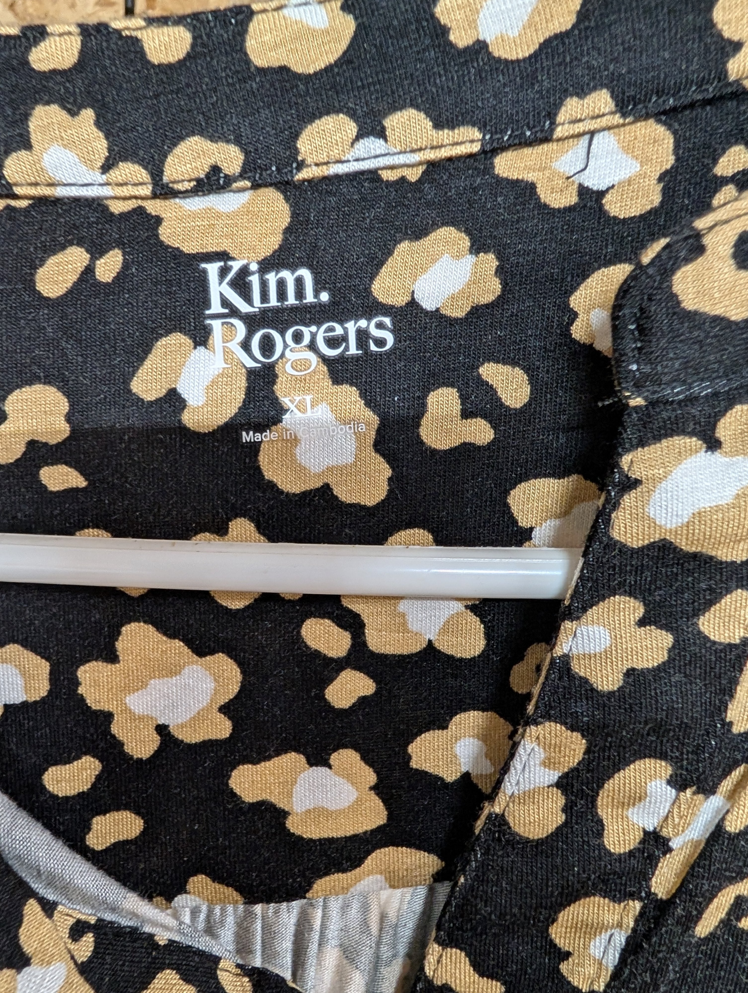 Kim Rogers Women's Floral Blouse XL - Image 3